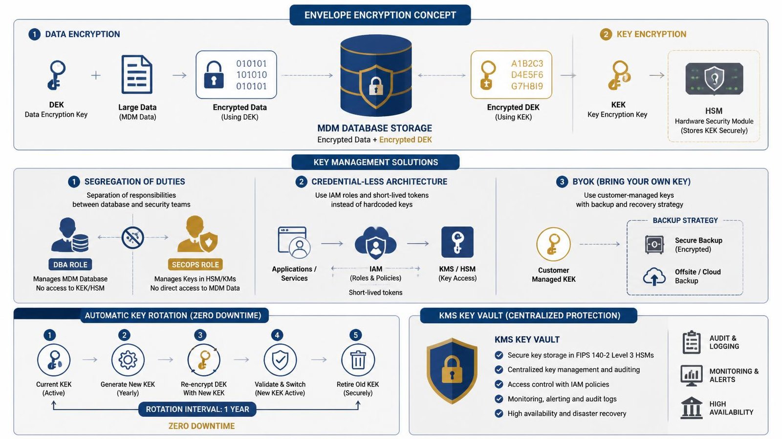 envelope encryption architecture diagram